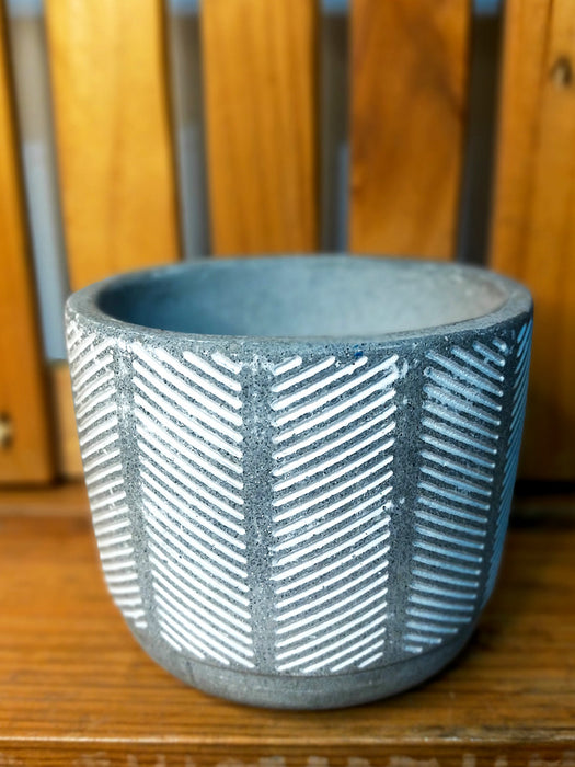 Grey Series - 4 inches Cement Planter - Boho