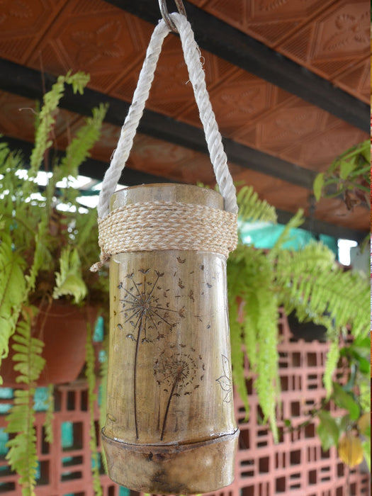 Bamboo Hanging Planters (Set of 2)
