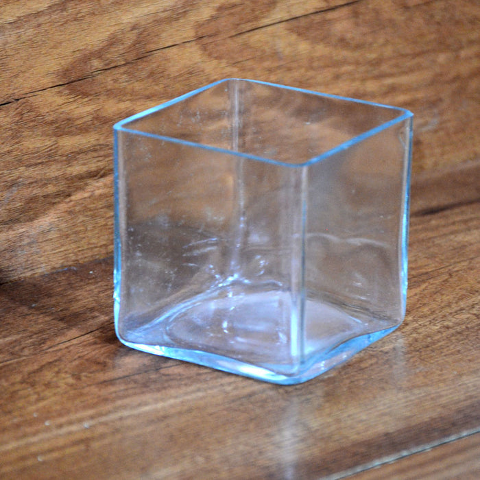 Cube Shaped Terrarium Glass Bowl
