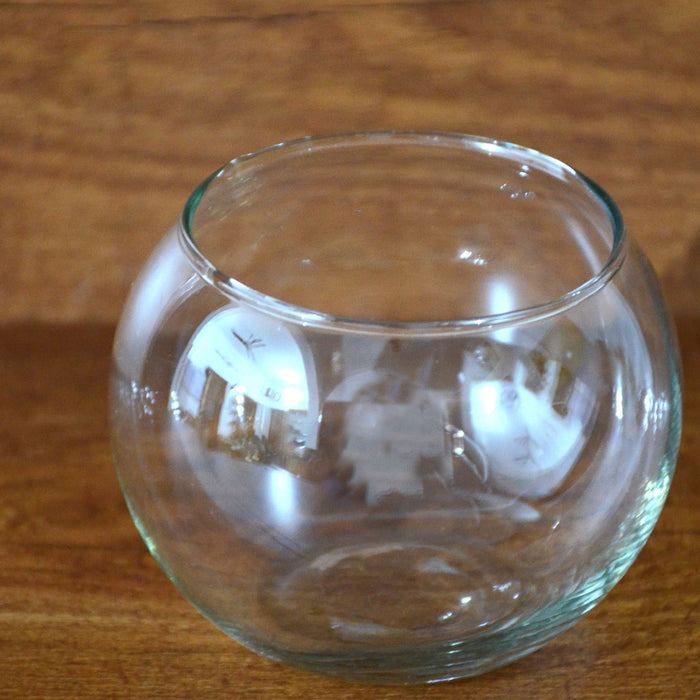 Round Mini Glass Bowl (Without Neck Border)