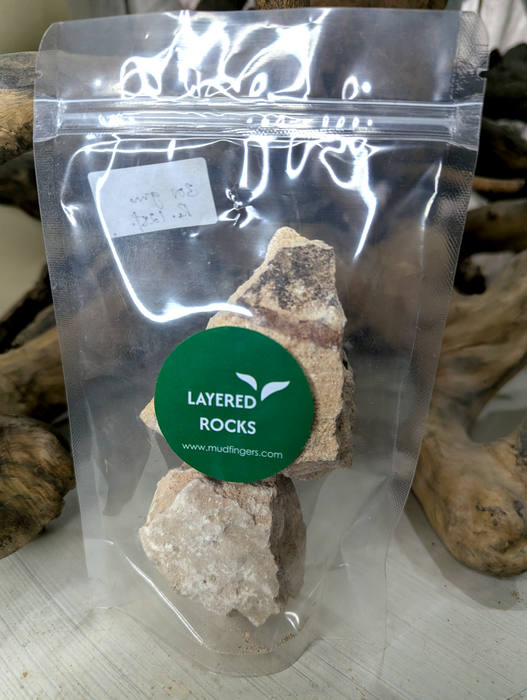 Layered Rocks- 2 pcs  (5-10cm)