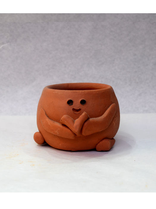 Animal Themed Terracotta Pots (2.5 inches, 4 inches)