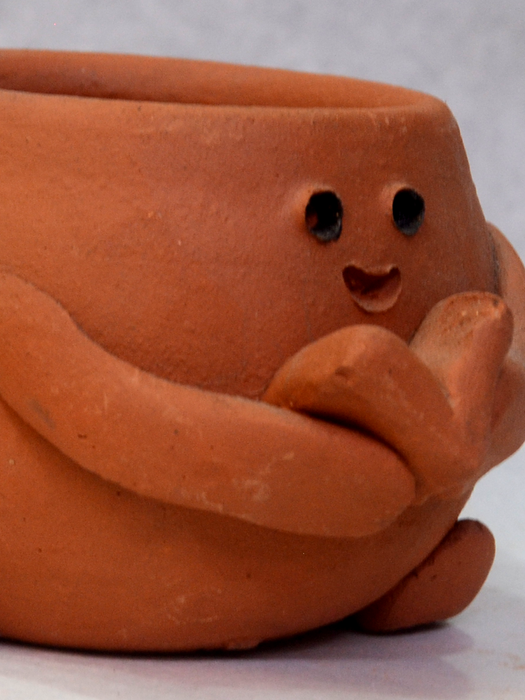 Animal Themed Terracotta Pots (2.5 inches, 4 inches)