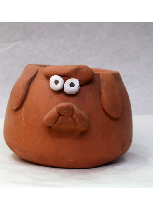 Animal Themed Terracotta Pots (2.5 inches, 4 inches)