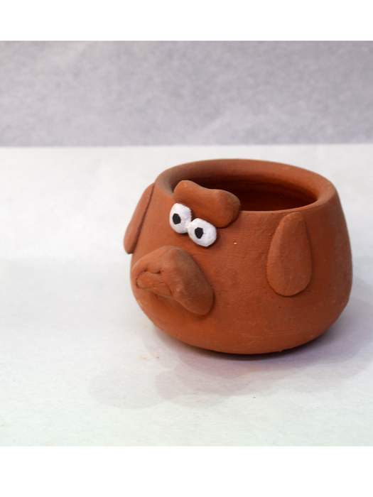 Animal Themed Terracotta Pots (2.5 inches, 4 inches)