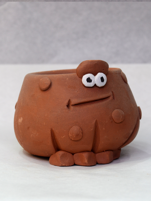 Animal Themed Terracotta Pots (2.5 inches, 4 inches)