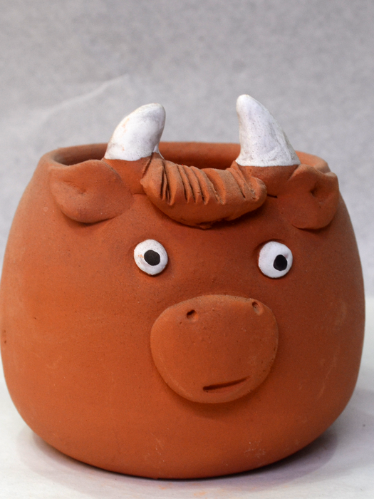 Animal Themed Terracotta Pots (2.5 inches, 4 inches)