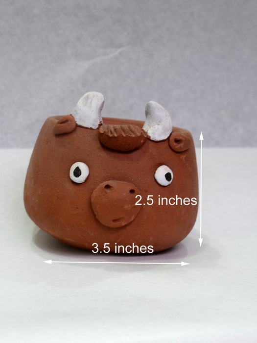 Animal Themed Terracotta Pots (2.5 inches, 4 inches)