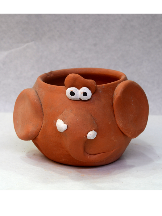 Animal Themed Terracotta Pots (2.5 inches, 4 inches)