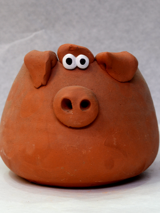 Animal Themed Terracotta Pots (2.5 inches, 4 inches)