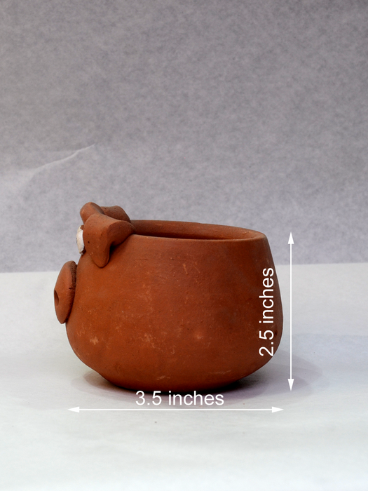Animal Themed Terracotta Pots (2.5 inches, 4 inches)