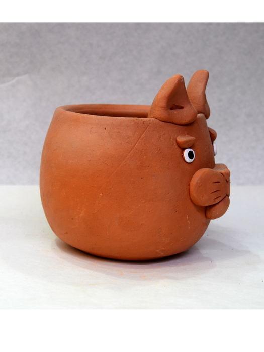 Animal Themed Terracotta Pots (2.5 inches, 4 inches)
