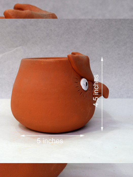 Animal Themed Terracotta Pots (2.5 inches, 4 inches)
