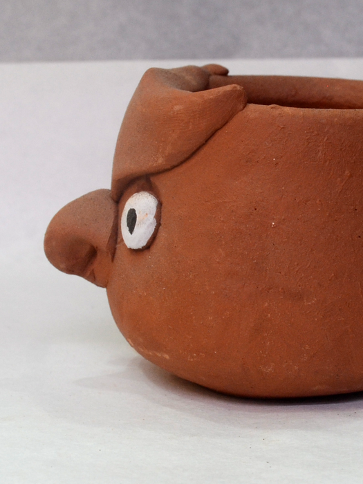 Animal Themed Terracotta Pots (2.5 inches, 4 inches)