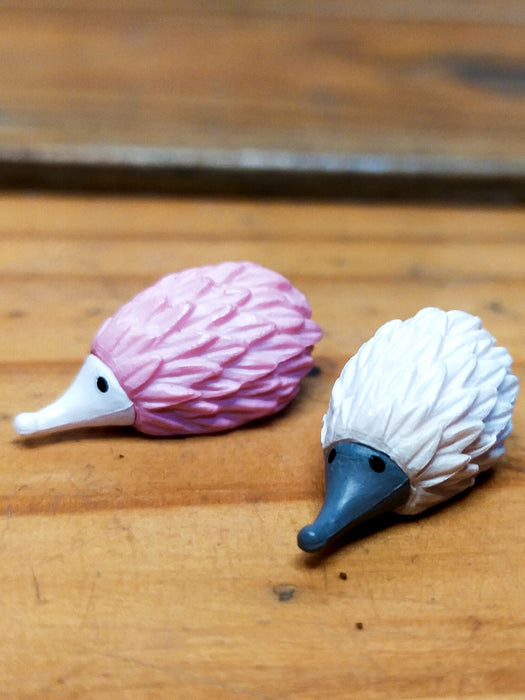 Miniature Garden Toy - Pink Hedgehogs (Set of 2)