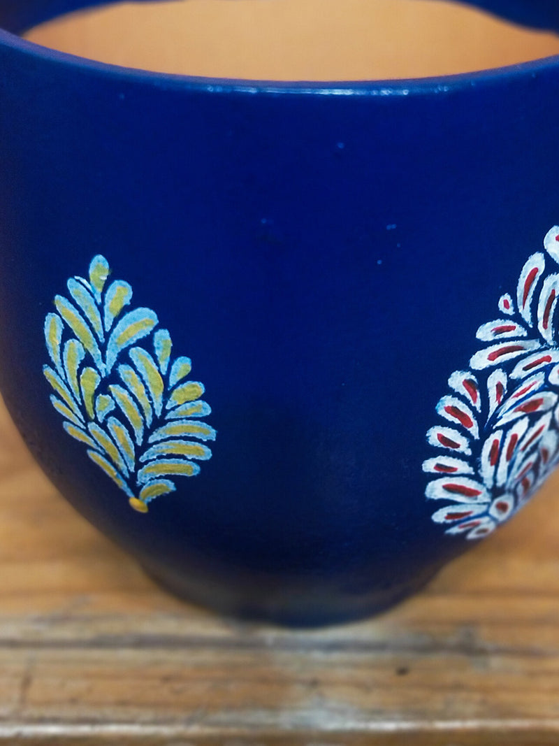 Royally Indian - 4 inch Hand Painted Terracotta Pots