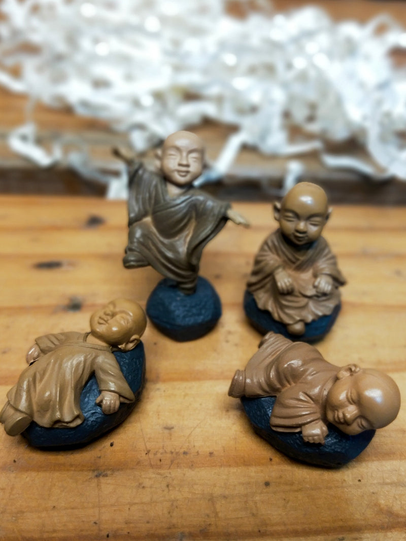 Miniature Garden Toy - Monks (Set of 4)