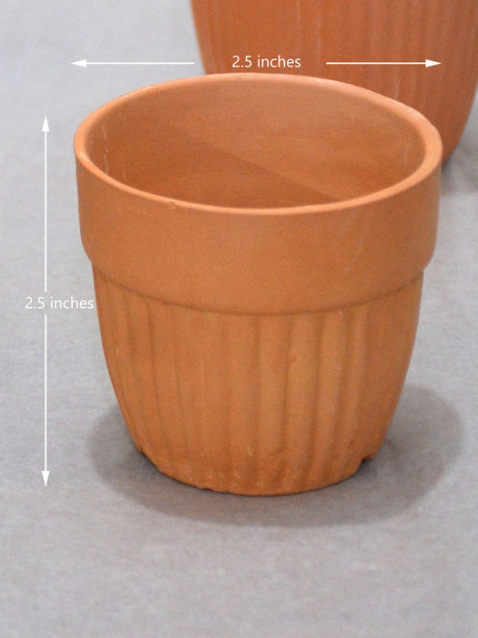 Assorted Terracotta Pots (Set of 4 pots)