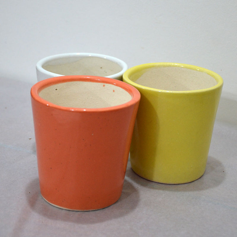 Assorted Ceramic Pots (Set of 3)