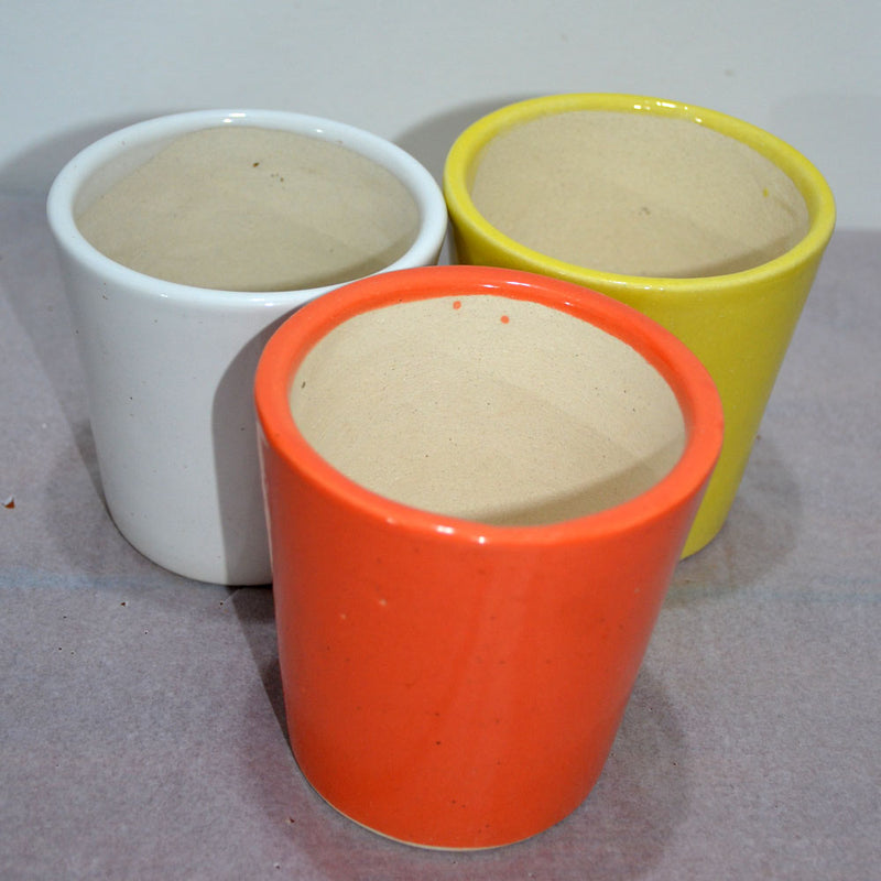 Assorted Ceramic Pots (Set of 3)