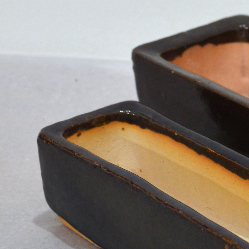 Rectangular Ceramic Pots (Set of 2)