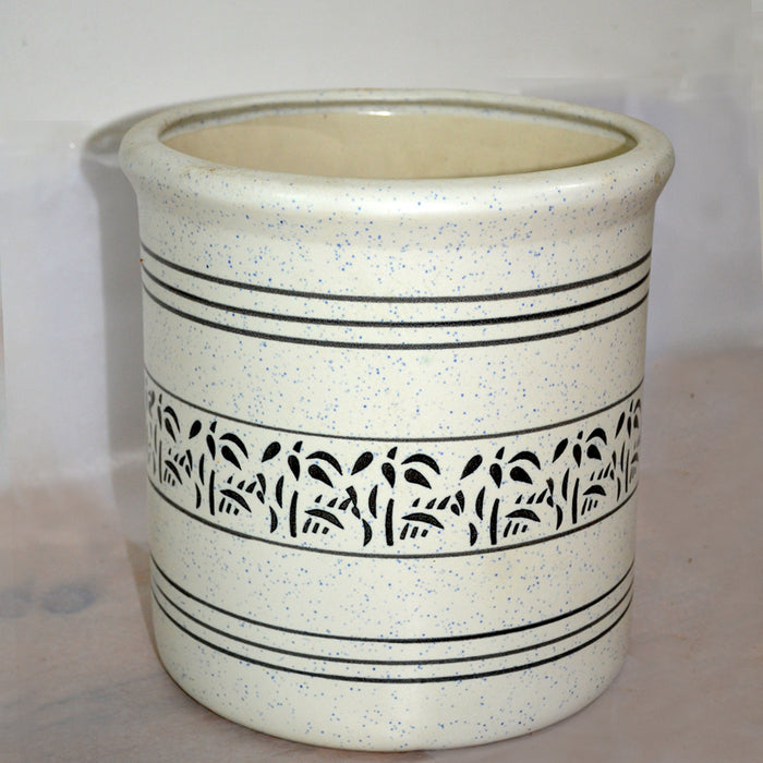 White Ceramic Pot (11 Inches)