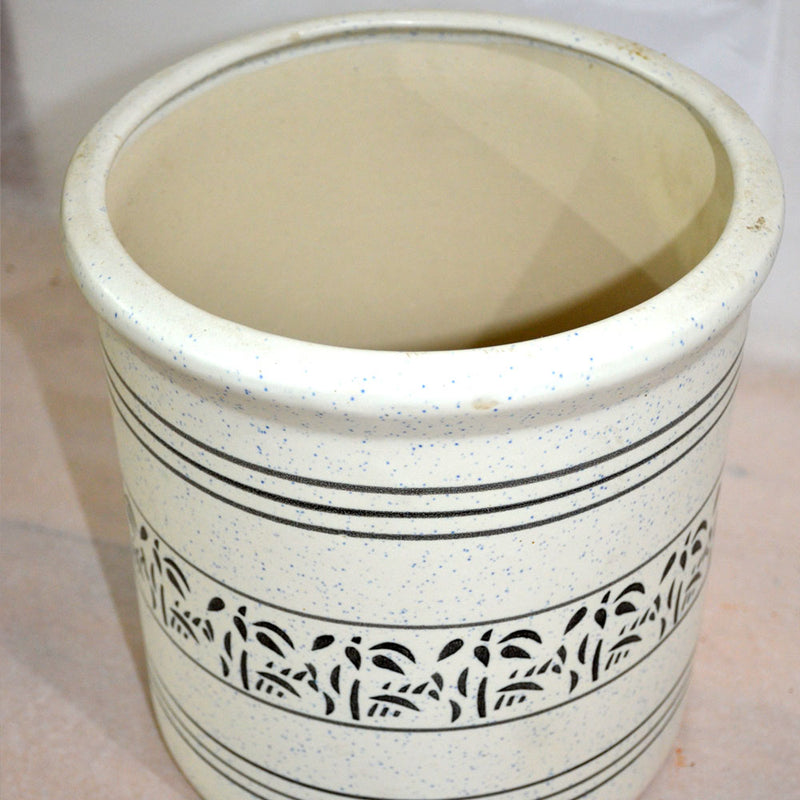 White Ceramic Pot (11 Inches)