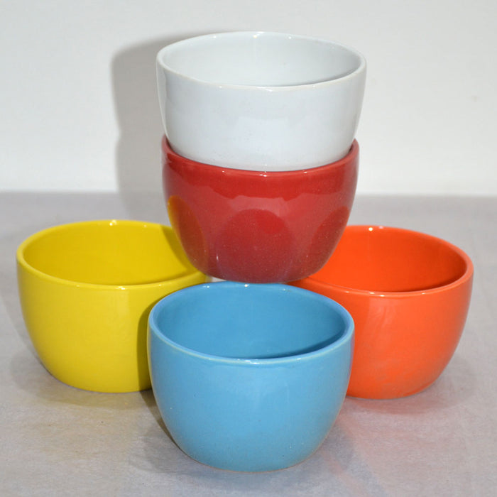 Ceramic Pots Wide 2.5 (Set of 5)